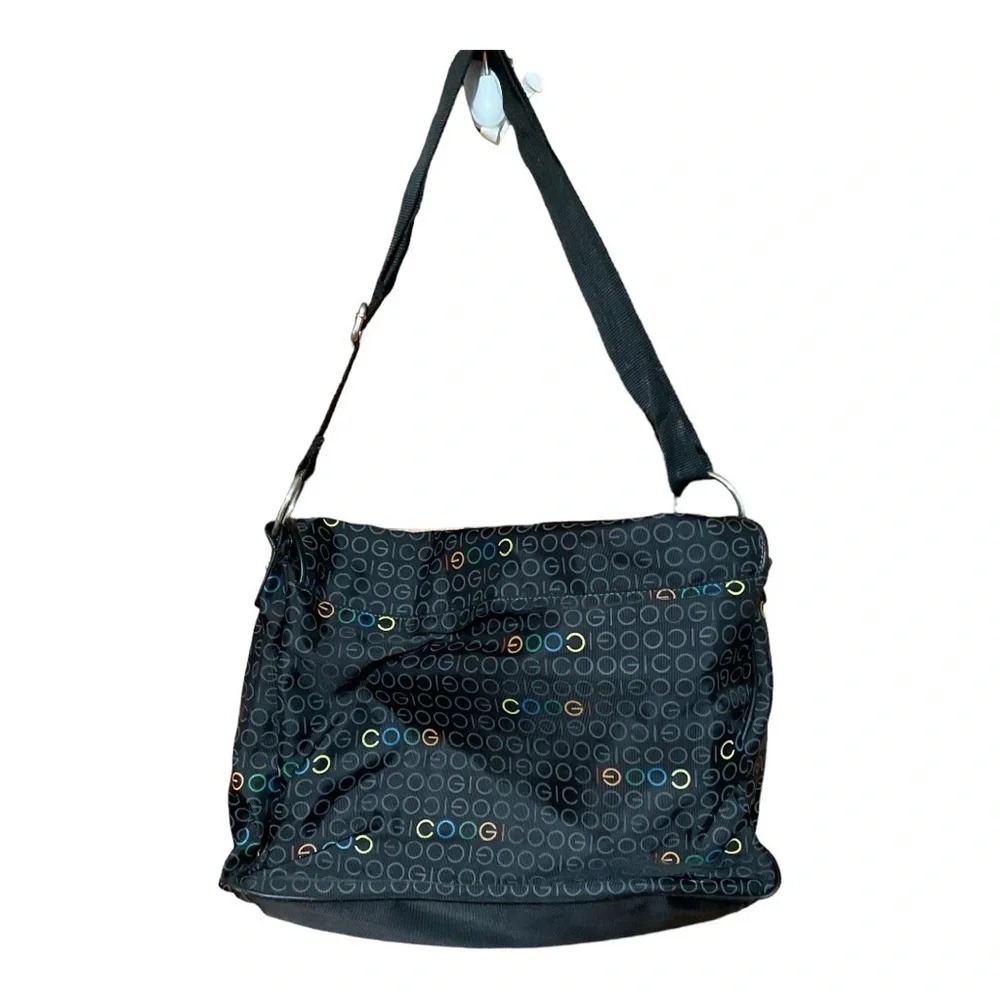 Coogi Allover Signature Print Laptop Bag